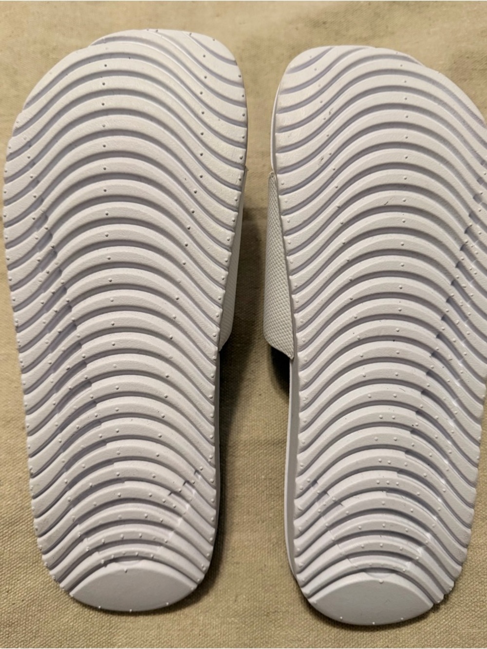 Nike Black & White Swoosh Slide Sandals - Picture 2 of 4
